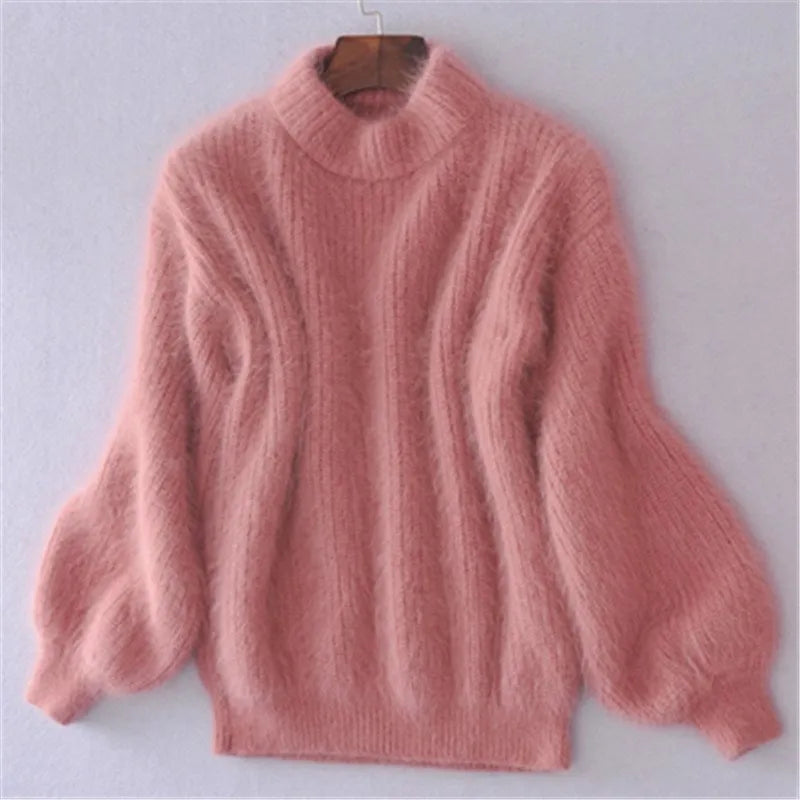 Edith - Women’s Cozy Knitted Sweater - Vintage