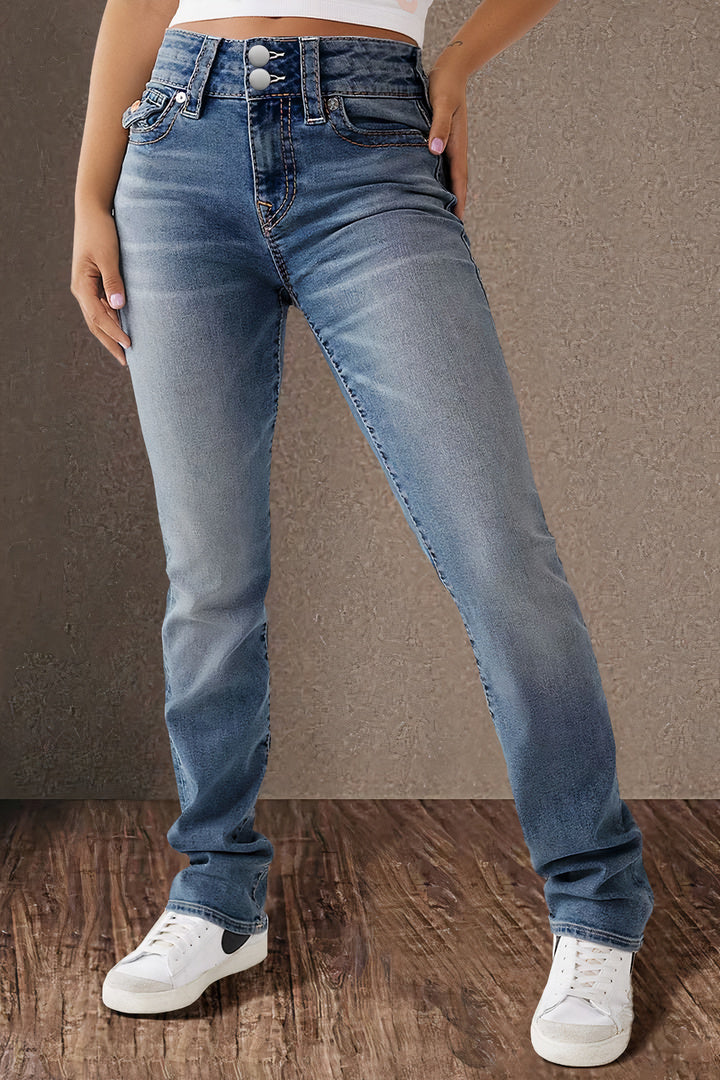 Gesina - Straight Leg Casual Jeans