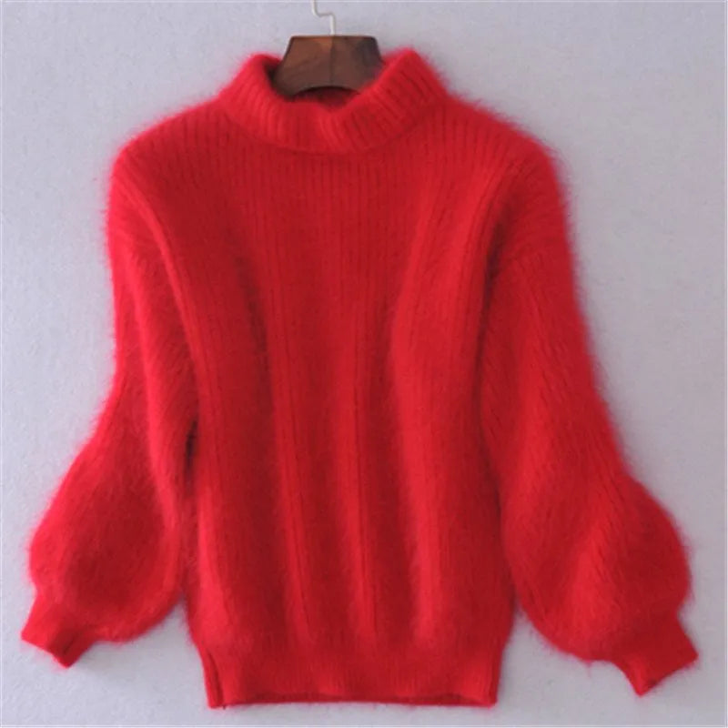 Edith - Women’s Cozy Knitted Sweater - Vintage