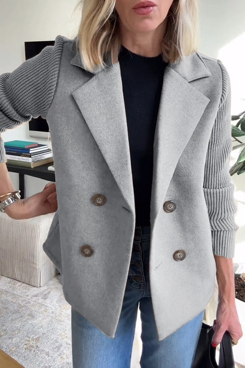 Evie - Women’s Elegant Knit Blazer - Tailored Fit