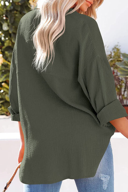 Gael - casual turndown collar top