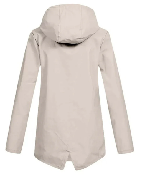 Gemma - women's windbreaker hooded zip jacket