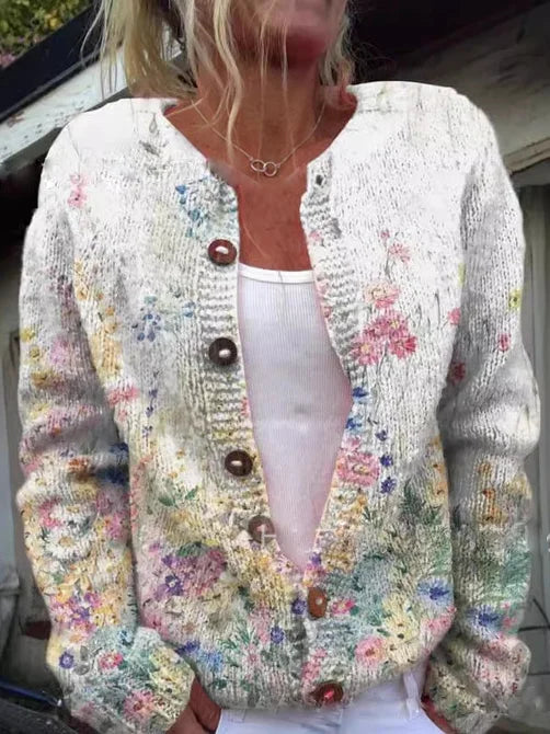 Alda - Floral Cardigan