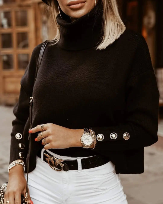 Aleah - Vintage sweater with turtleneck