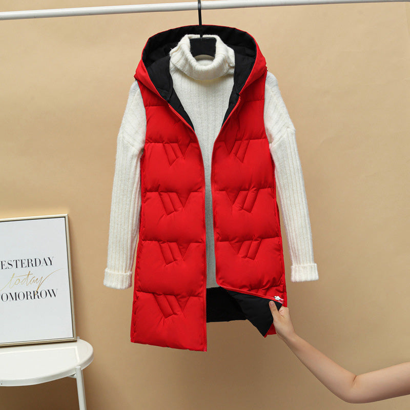 Gineke - hooded puffer vest