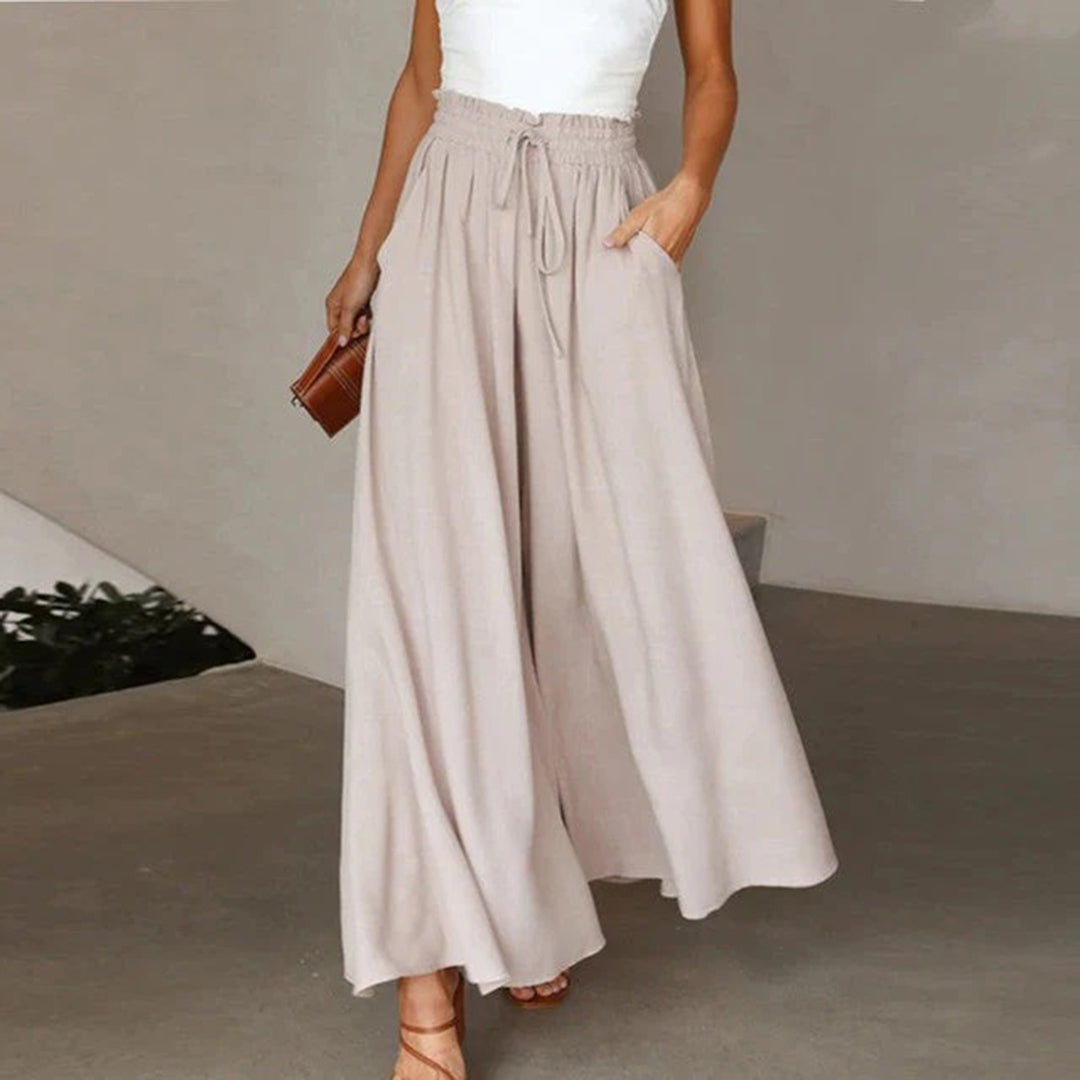 Amanda - stylish loose trousers with elastic waistband