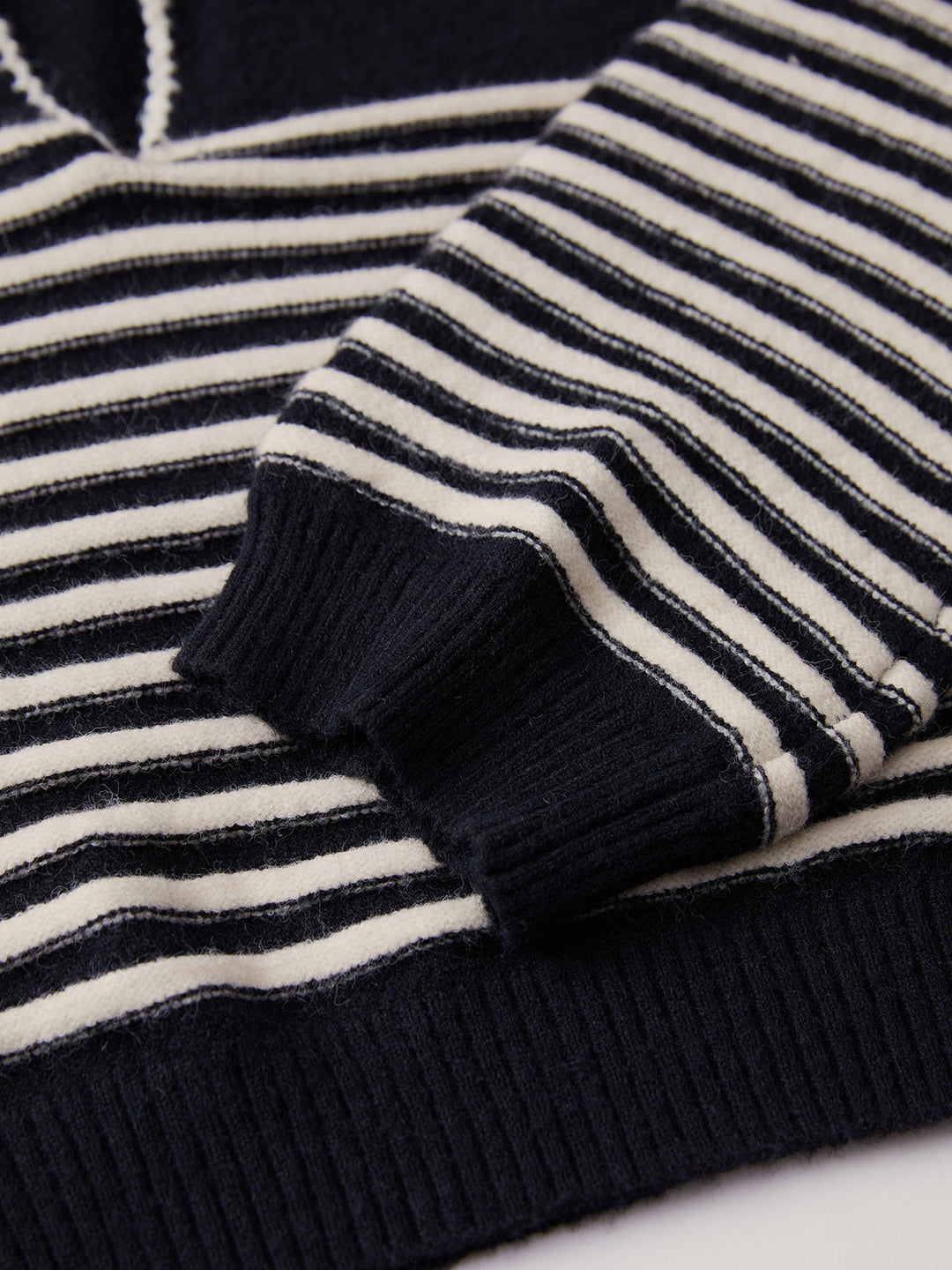 Casual women's crosswalk stripe sweater