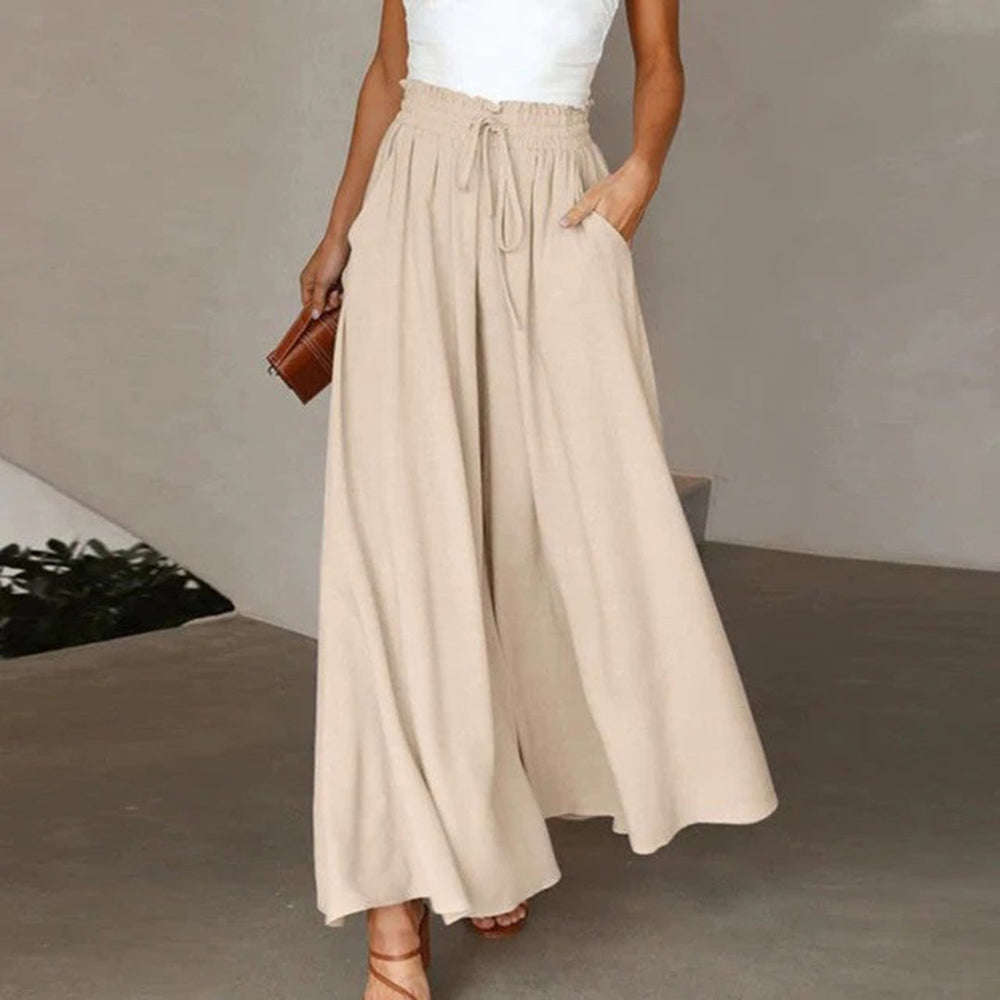 Amanda - stylish loose trousers with elastic waistband