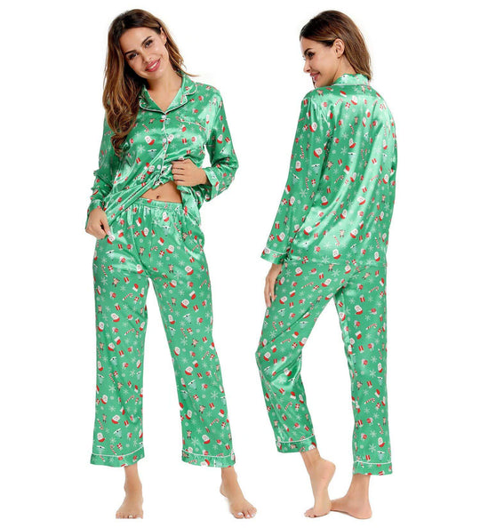 Women's holiday-themed pajama set