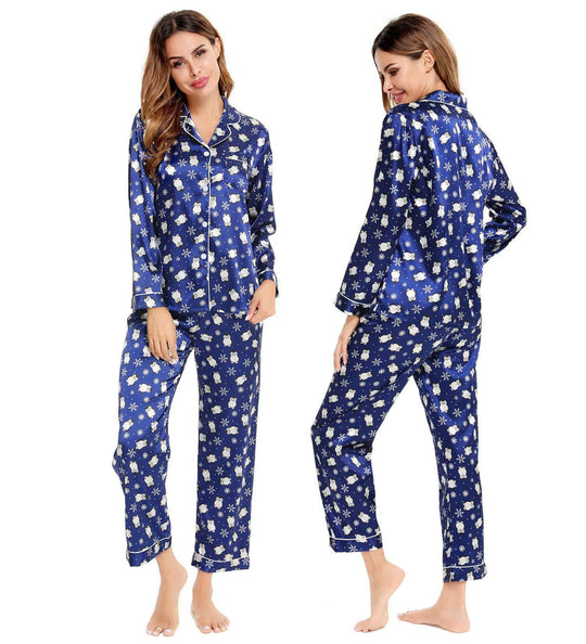 Women's holiday-themed pajama set