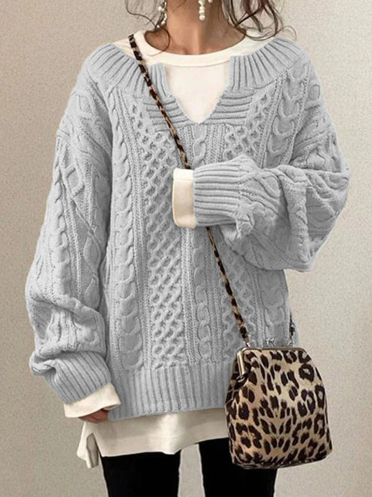 Casual knitted sweater for women