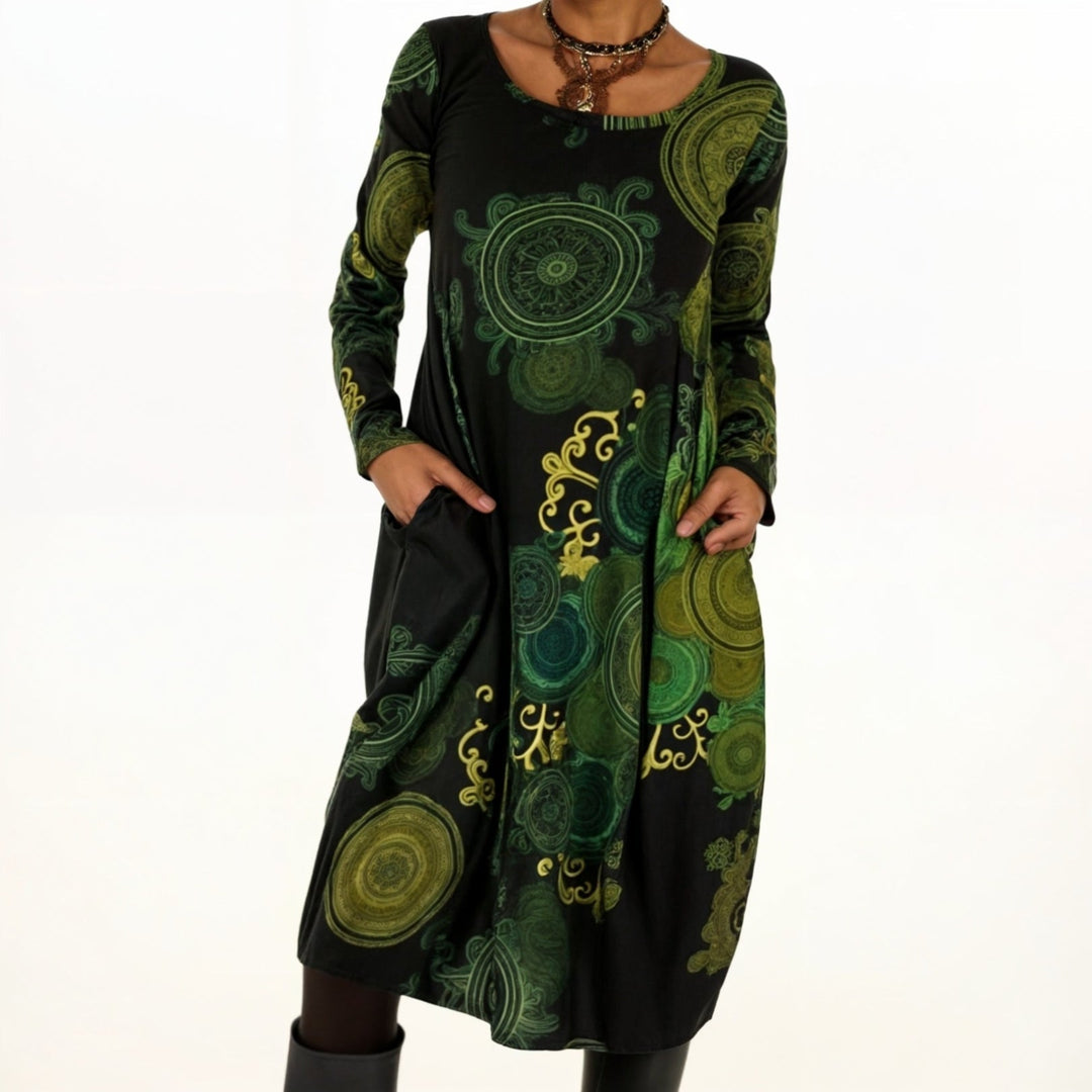 Amarique - Women’s Elegant Boho Dress - Versatile & Stylish