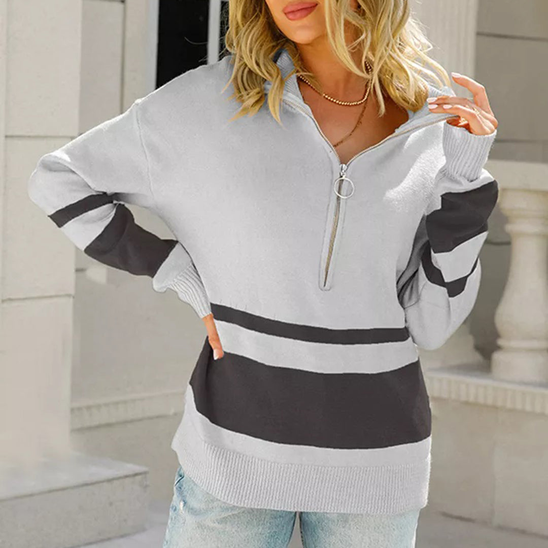 Casual winter sweater for women