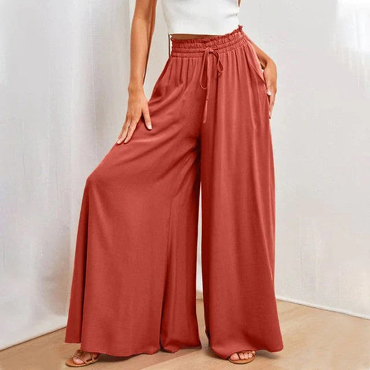 Amanda - stylish loose trousers with elastic waistband