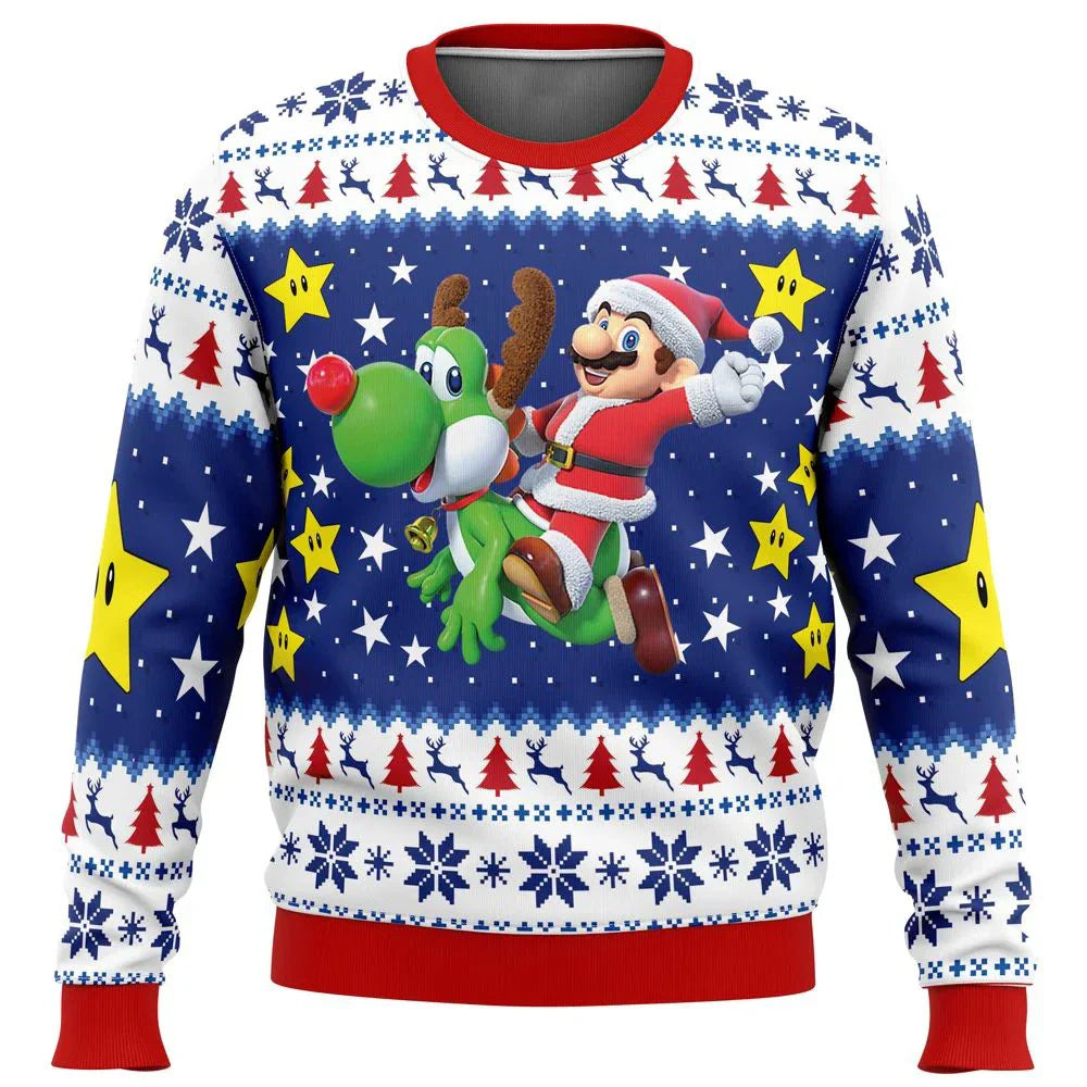 Unisex retro gaming holiday sweater