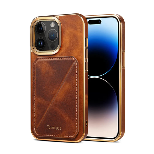 Denior Genuine Leather iPhone Case