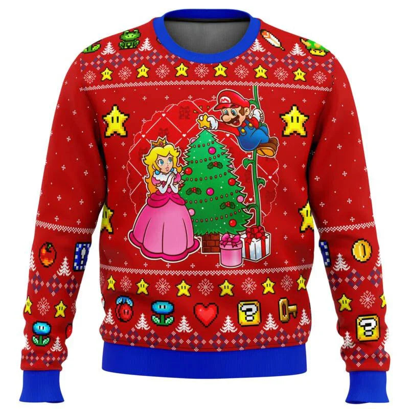 Unisex retro gaming holiday sweater