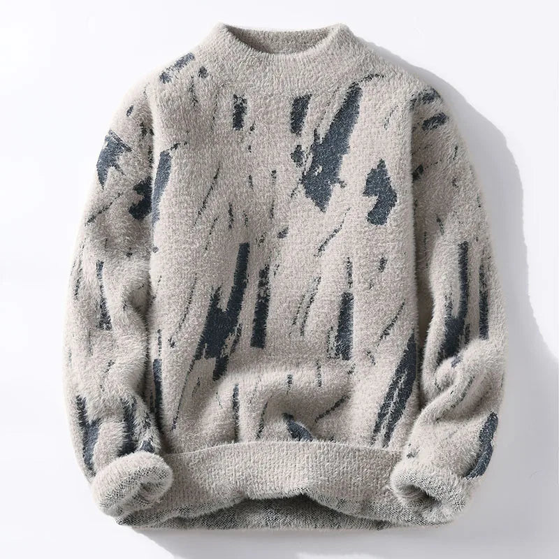 Lara – Art-Inspired Knit Pullover