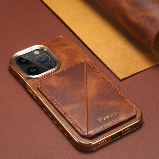 Denior Genuine Leather iPhone Case