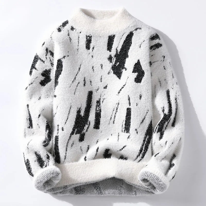 Lara – Art-Inspired Knit Pullover