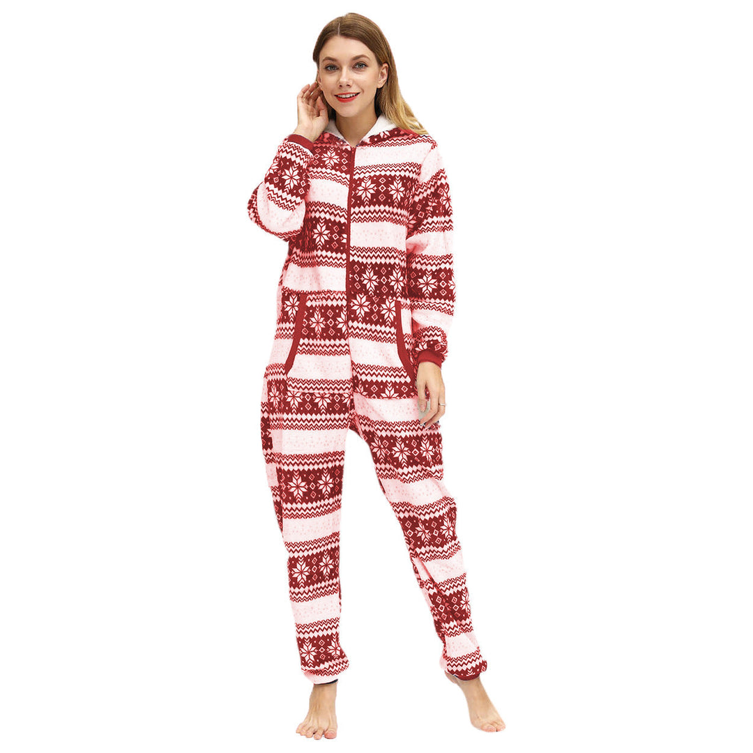 Women's fleece holiday onesie