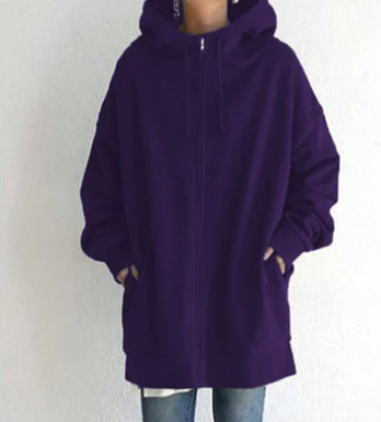 Rosalind - Women’s Zip-Up Hoodie - Warm & Stylish