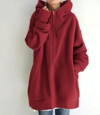 Rosalind - Women’s Zip-Up Hoodie - Warm & Stylish