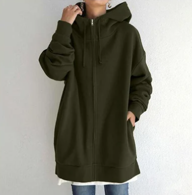 Rosalind - Women’s Zip-Up Hoodie - Warm & Stylish