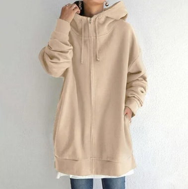 Rosalind - Women’s Zip-Up Hoodie - Warm & Stylish