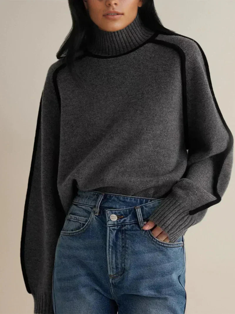 Women's turtleneck sweater