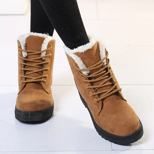 Maya - women's winter snow short ankle boots