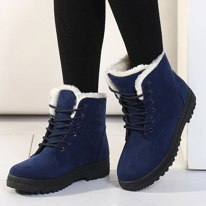 Maya - women's winter snow short ankle boots