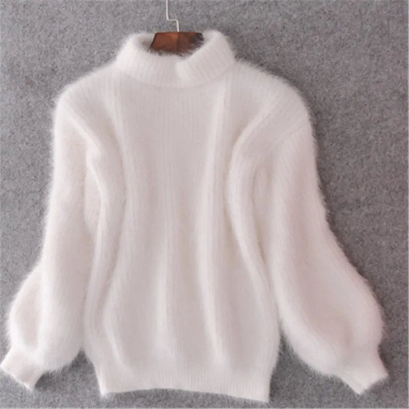 Edith - Women’s Cozy Knitted Sweater - Vintage