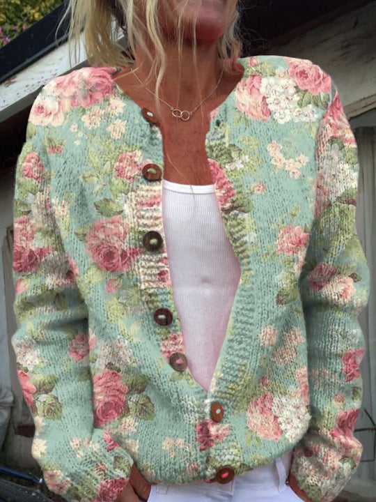 Alda - Floral Cardigan