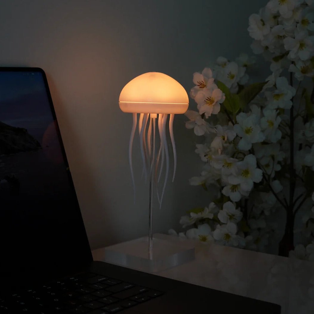 LumiFlow - Floating Jellyfish Lamp with Free Base