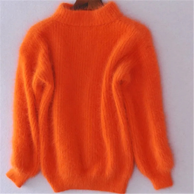 Edith - Women’s Cozy Knitted Sweater - Vintage