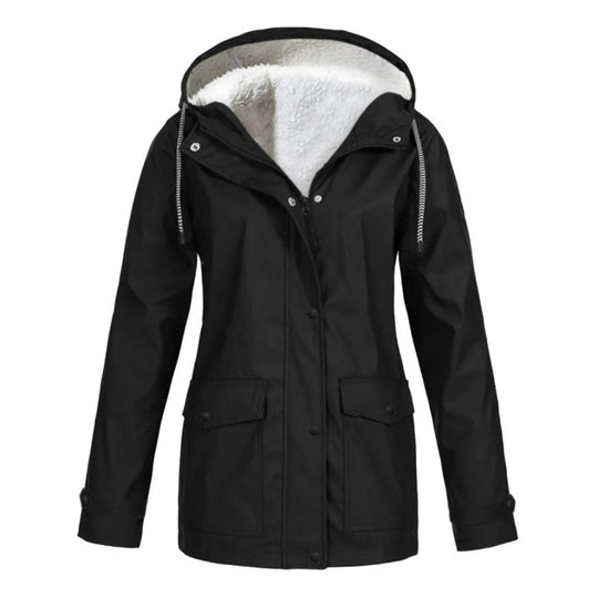 Aileen - outdoor hooded drawstring jacket