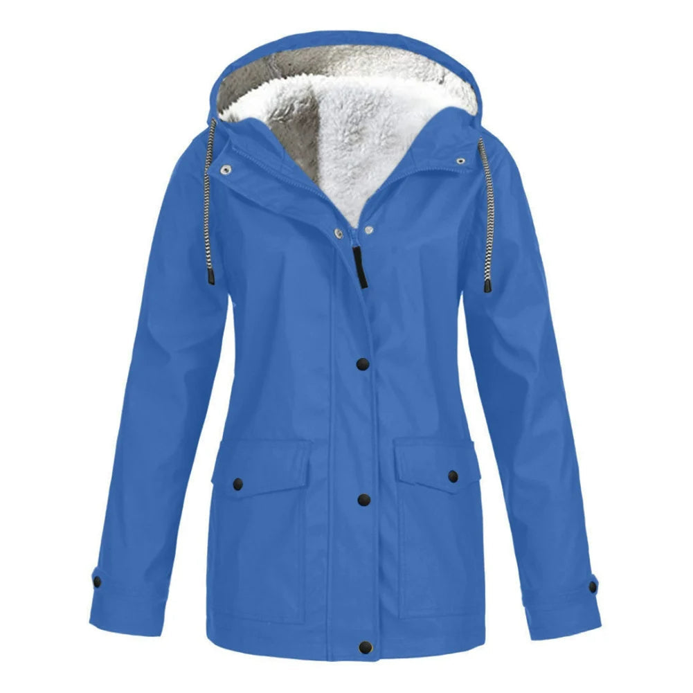 Aileen - outdoor hooded drawstring jacket