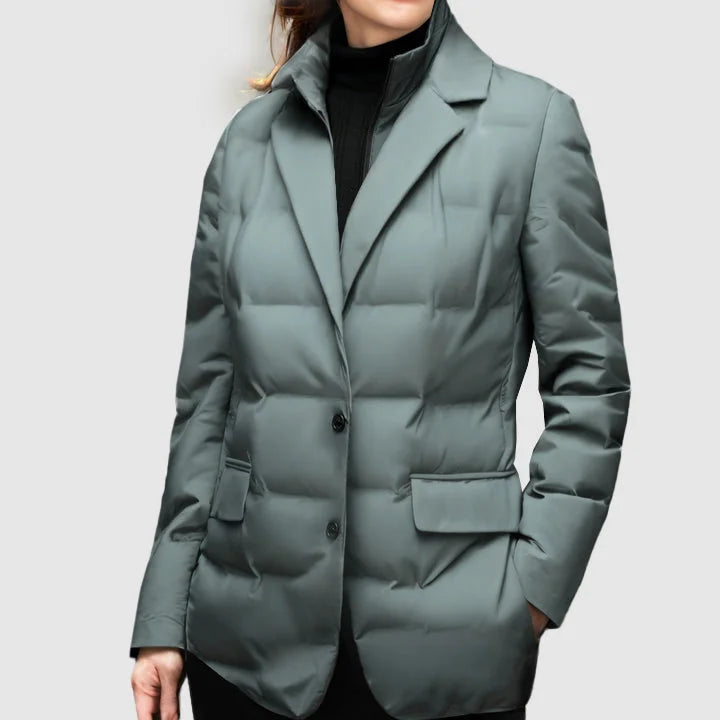 Elegant all-weather transition jacket for women