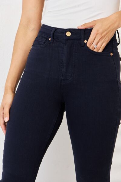 Amal - natural dyed tummy control skinny jeans