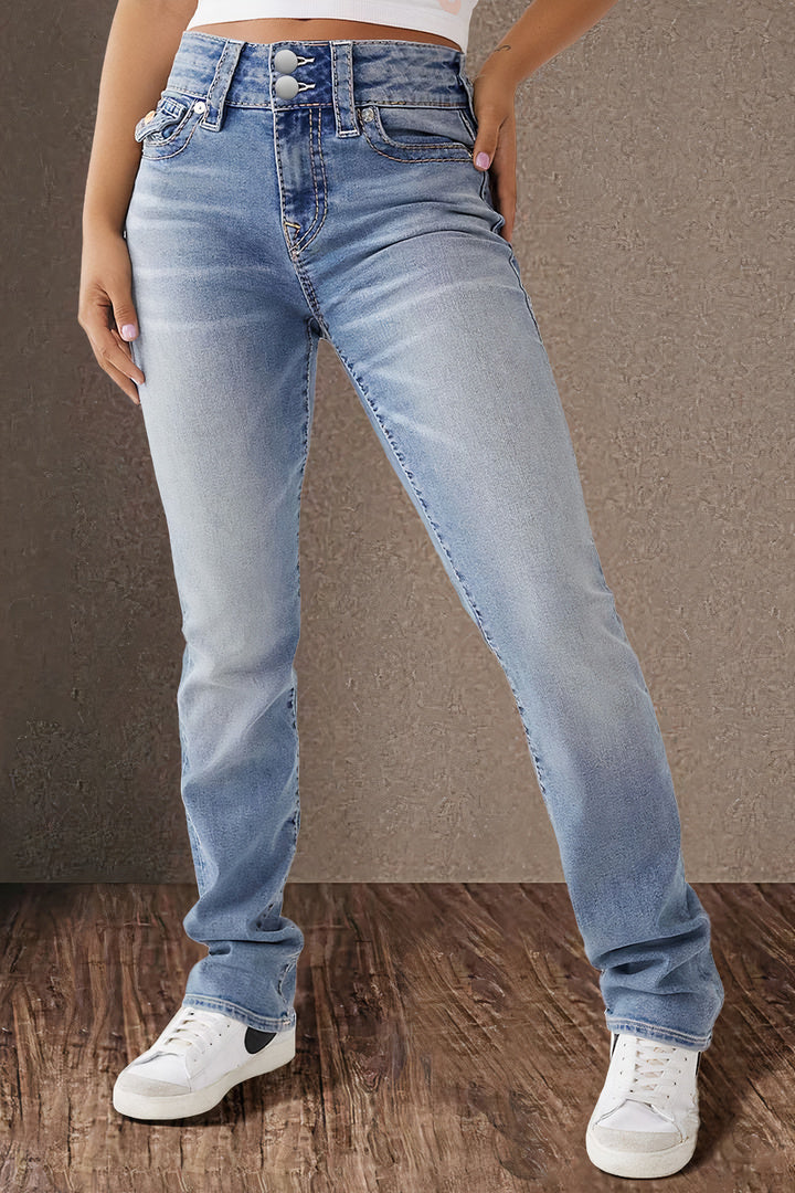 Gesina - Straight Leg Casual Jeans