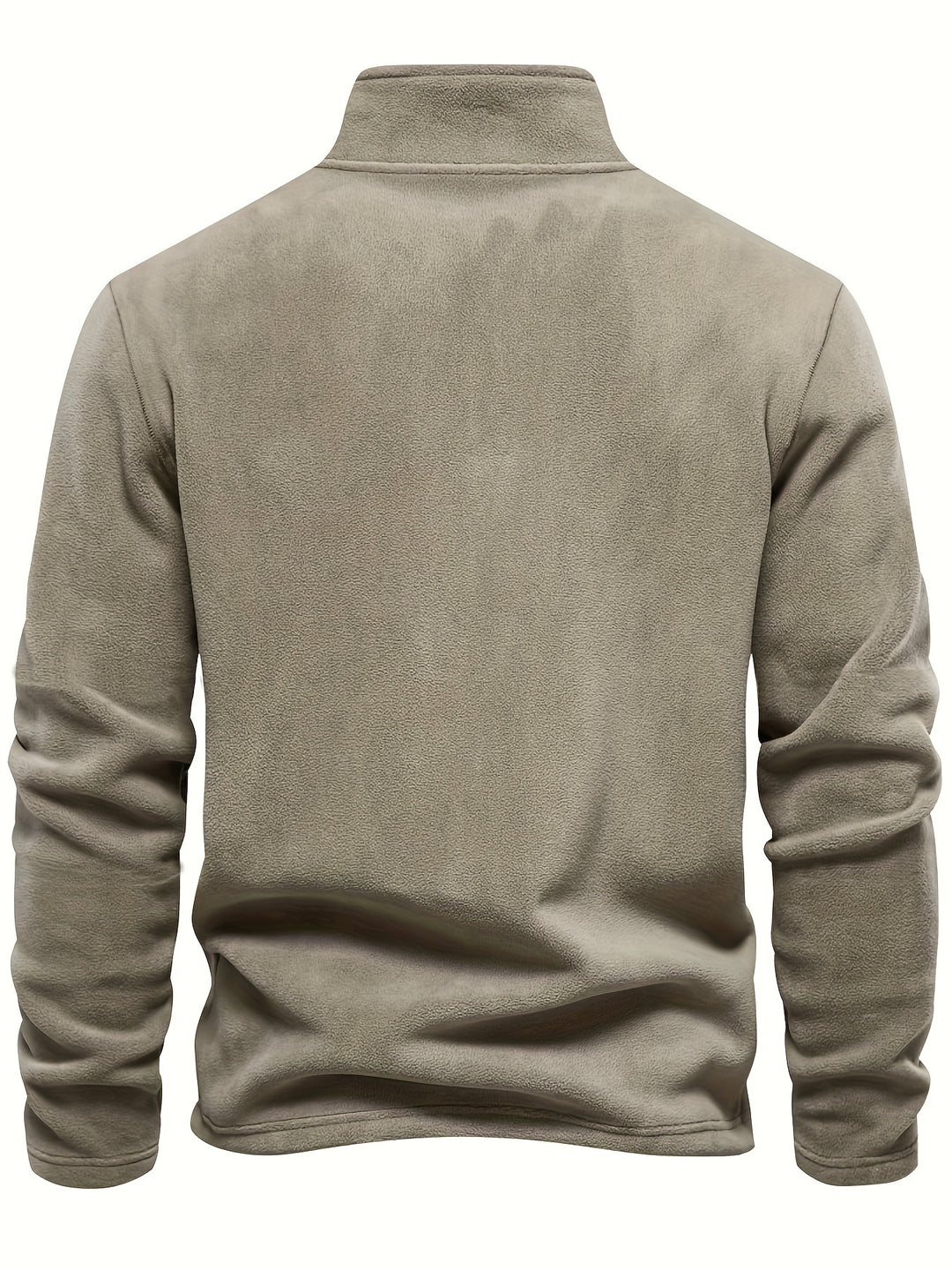 Henry - Fleece-Lined Half-Zip Sweatshirt for Casual Winter Wear