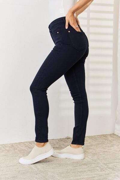 Amal - natural dyed tummy control skinny jeans