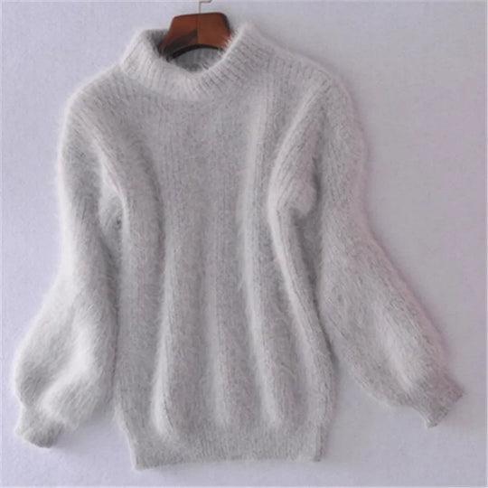 Edith - Women’s Cozy Knitted Sweater - Vintage