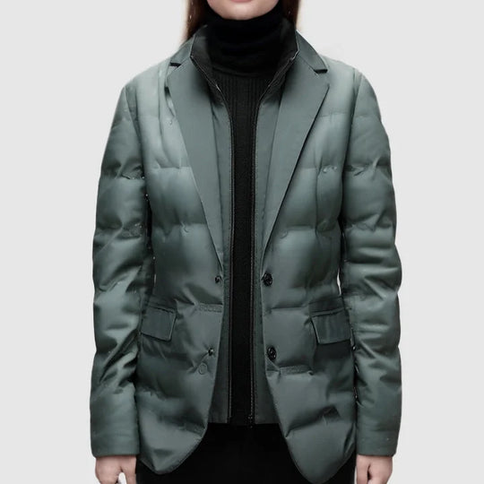 Elegant all-weather transition jacket for women