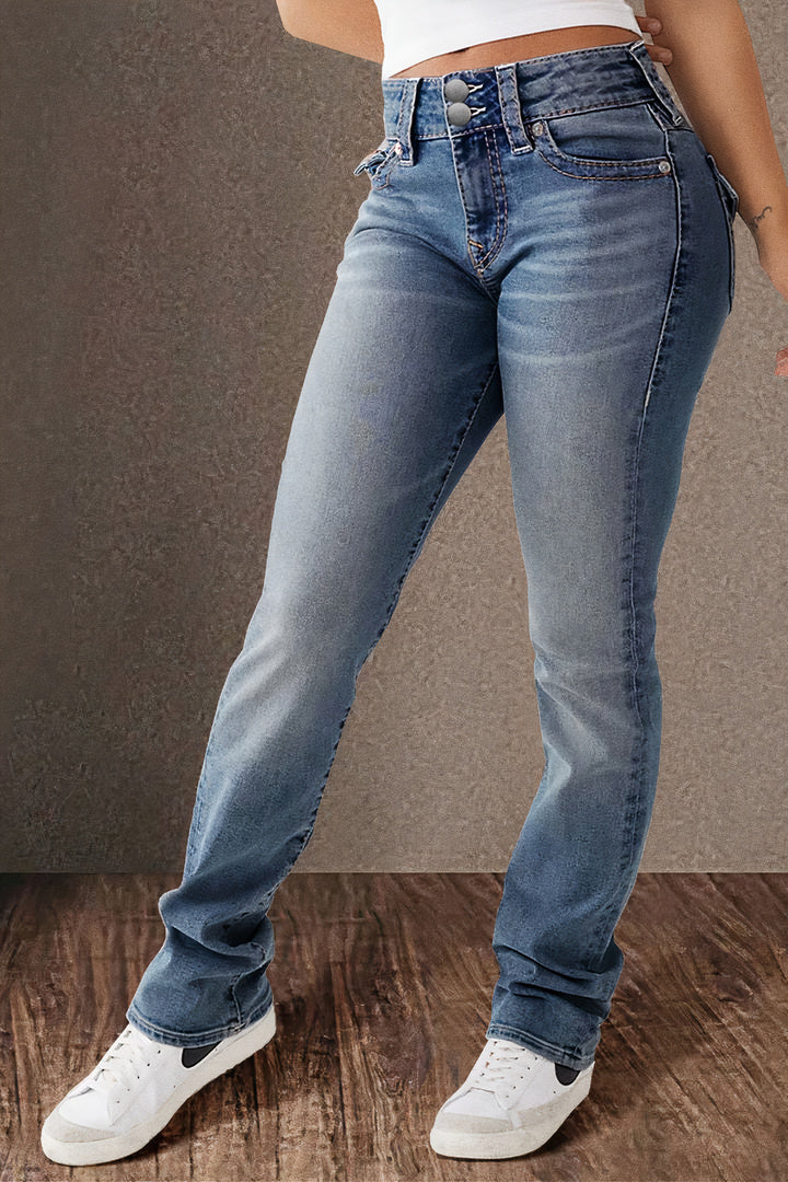 Gesina - Straight Leg Casual Jeans