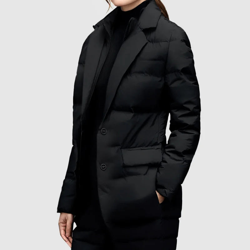 Elegant all-weather transition jacket for women