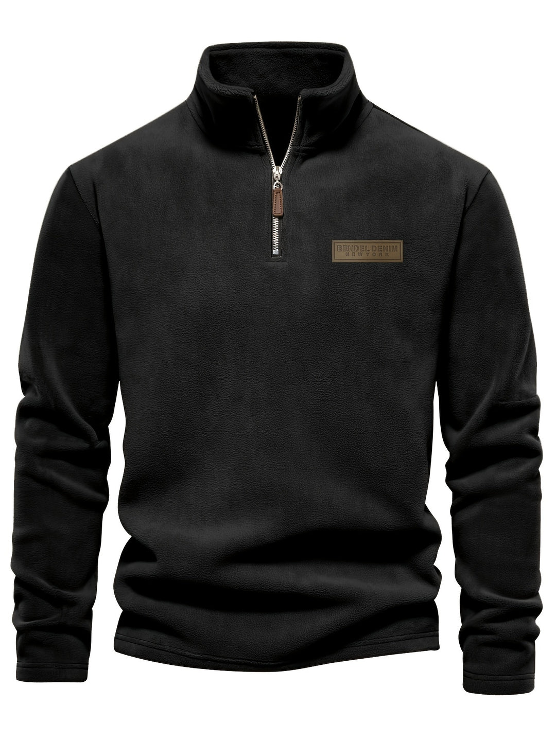 Henry - Fleece-Lined Half-Zip Sweatshirt for Casual Winter Wear