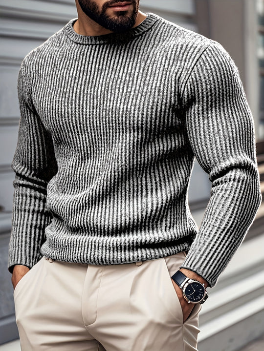 Ethan - Casual Knit Sweater for Men’s Outdoor Style