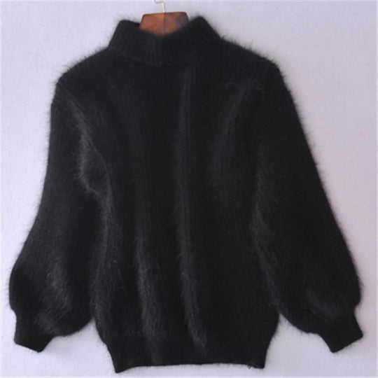 Edith - Women’s Cozy Knitted Sweater - Vintage